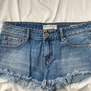 BullHead Low Rise Denim Shorts